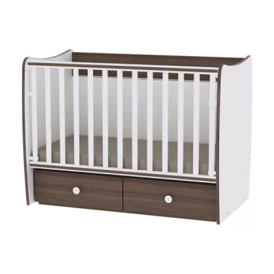 Lichidare de Stoc - Mobilier Matrix New, White & Walnut, bebelorelli.ro