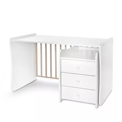 Mobilier Maxi Plus, 70x160 cm, transformabil, Trio White