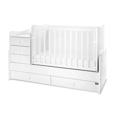 Mobilier Maxi Plus, 70x160 cm, transformabil, Trio White