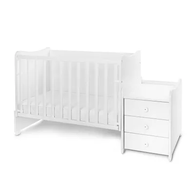 Mobilier Maxi Plus, 70x160 cm, transformabil, Trio White