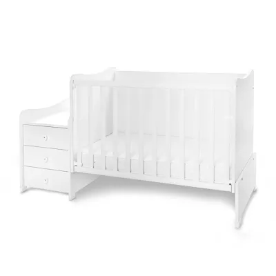 Mobilier Maxi Plus, 70x160 cm, transformabil, Trio White