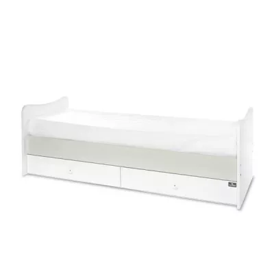 Mobilier multifunctional, Maxi Plus, 70 x 160 cm, transformabil, Trio White Milky Green