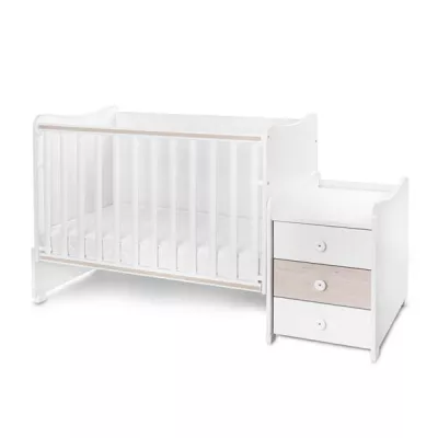 Mobilier multifunctional, Maxi Plus, 70 x 160 cm, transformabil, Trio White Light Oak