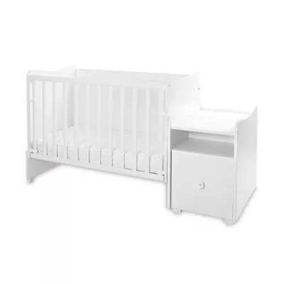 Mobilier multifunctional Trend Plus, 167 x 72 x 105 cm, transformabil, Trio White