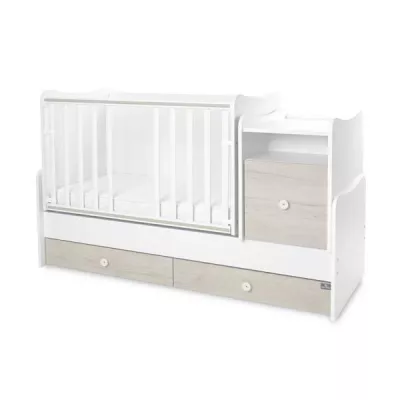 Mobilier multifunctional, Trend Plus, 167 x 72 x 105 cm, transformabil, Trio White Light Oak