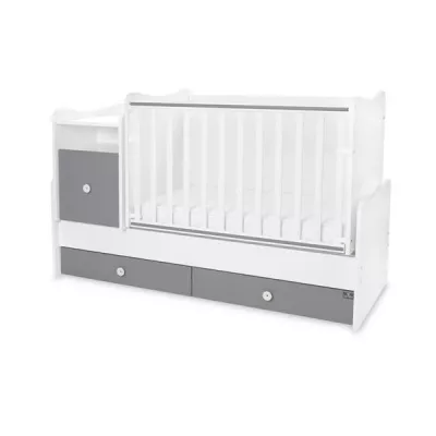 Mobilier multifunctional, Trend Plus, 167 x 72 x 105 cm, transformabil, Trio White Stone Grey