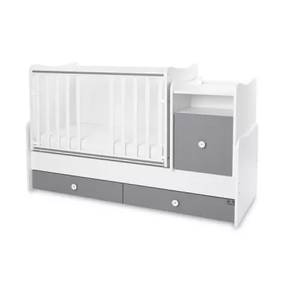 Mobilier multifunctional, Trend Plus, 167 x 72 x 105 cm, transformabil, Trio White Stone Grey