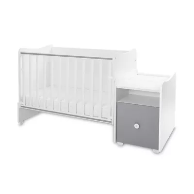 Mobilier multifunctional, Trend Plus, 167 x 72 x 105 cm, transformabil, Trio White Stone Grey