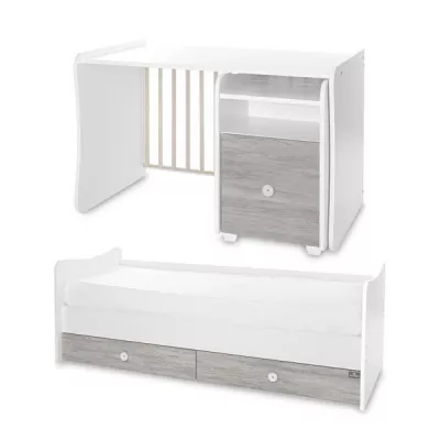 Mobilier multifunctional, Trend Plus, 167 x 72 x 105 cm, transformabil, Trio White Artwood