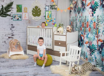Mobilier Trend Plus, White Baby Blue