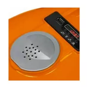 Motocicleta electrica de curse pentru copii, Injusa, licenta KTM, 12V, include roti ajutatoare, 3-6 Ani