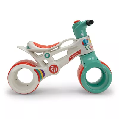 Motocicleta pentru copii, Injusa, Fisher Price Rayo, licenta oficiala, 18 luni+, Alb cu Verde