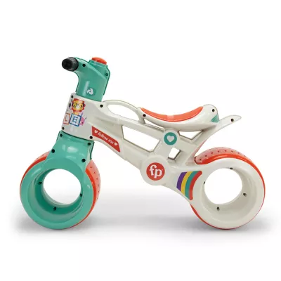 Motocicleta pentru copii, Injusa, Fisher Price Rayo, licenta oficiala, 18 luni+, Alb cu Verde