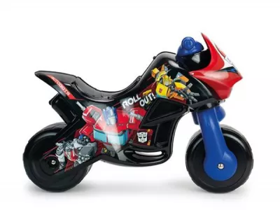 Motocicleta Ride-On pentru copii, Injusa, Transformers Twin Dessert, max. 30 kg, 18 luni+