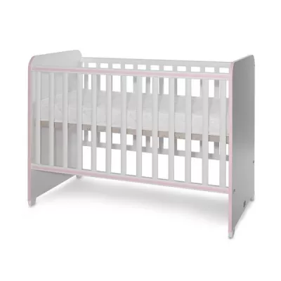 Lichidare de Stoc - Patut, Sweet Dream, 60 X 120 cm, White Orchid Pink, bebelorelli.ro
