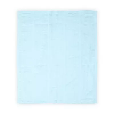 Perne si paturici - Paturica crosetata din bumbac, 75x100 cm, Blue, bebelorelli.ro