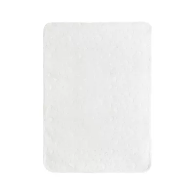 Perne si paturici - Paturica pentru bebelusi, Twinkle, material moale, model decorativ in relief, 80 x 110 cm, 0 luni+, White, bebelorelli.ro