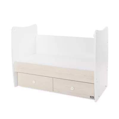 Patut balansoar, Matrix, 60 x 120 cm, transformabil, White Light Oak