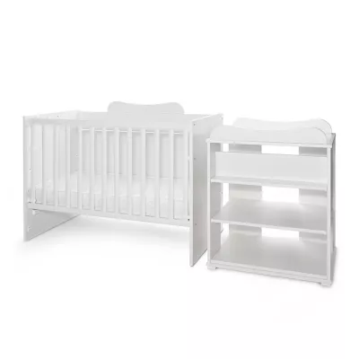 Patut modular multifunctional, 5 confirgurari diferite, 190 x 72 cm, Multi, White