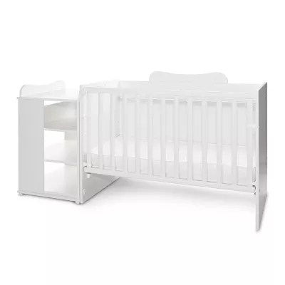 Patut modular multifunctional, 5 confirgurari diferite, 190 x 72 cm, Multi, White