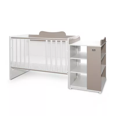 Patut modular multifunctional, 5 confirgurari diferite, 190 x 72 cm, Multi, White & String