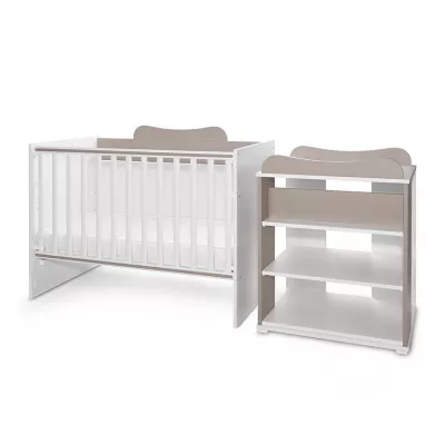 Patut modular multifunctional, 5 confirgurari diferite, 190 x 72 cm, Multi, White & String