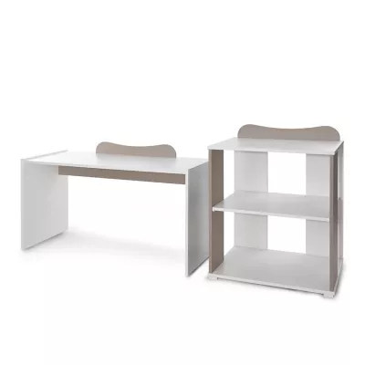 Patut modular multifunctional, 5 confirgurari diferite, 190 x 72 cm, Multi, White & String