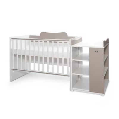 Patut modular multifunctional, 5 confirgurari diferite, 190 x 72 cm, Multi, White & String