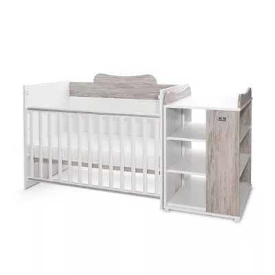 Patut modular multifunctional, 5 confirgurari diferite, 190 x 72 cm, Multi, White & Artwood