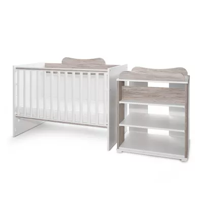 Patut modular multifunctional, 5 confirgurari diferite, 190 x 72 cm, Multi, White & Artwood