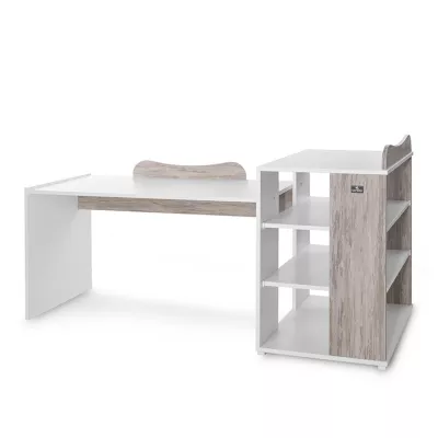 Patut modular multifunctional, 5 confirgurari diferite, 190 x 72 cm, Multi, White & Artwood