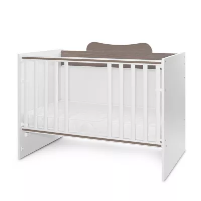 Patut modular multifunctional, 5 confirgurari diferite, 190 x 72 cm, Multi, White & Coffee