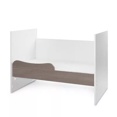 Patut modular multifunctional, 5 confirgurari diferite, 190 x 72 cm, Multi, White & Coffee