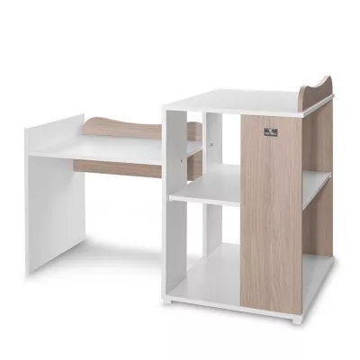 Patut modular multifunctional, 5 confirgurari diferite, 190 x 72 cm, Multi, White & Amber