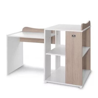 Patut modular multifunctional, 5 confirgurari diferite, 190 x 72 cm, Multi, White & Amber