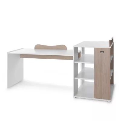 Patut modular multifunctional, 5 confirgurari diferite, 190 x 72 cm, Multi, White & Amber