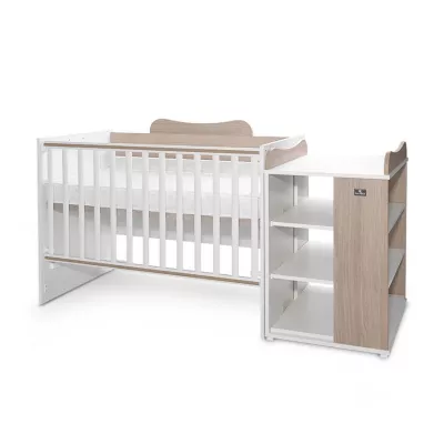 Patut modular multifunctional, 5 confirgurari diferite, 190 x 72 cm, Multi, White & Amber