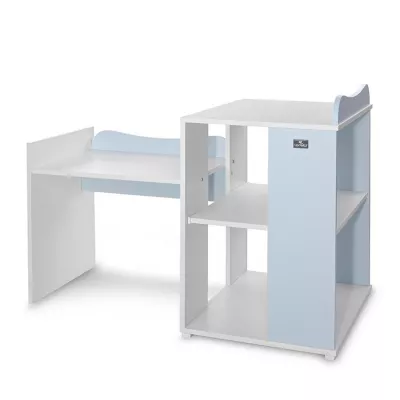 Patut modular multifunctional, 5 confirgurari diferite, 190 x 72 cm, Multi, White Baby Blue