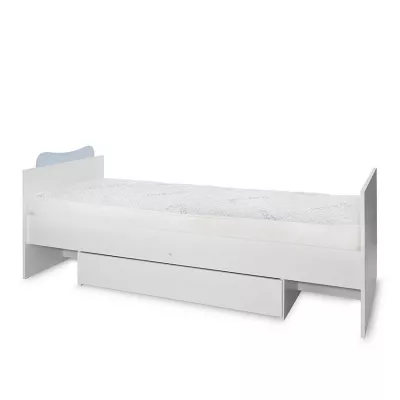 Patut modular multifunctional, 5 confirgurari diferite, 190 x 72 cm, Multi, White Baby Blue