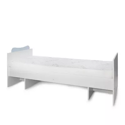 Patut modular multifunctional, 5 confirgurari diferite, 190 x 72 cm, Multi, White Baby Blue