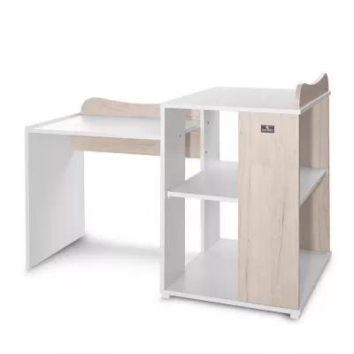 Patut modular multifunctional, 5 confirgurari diferite, 190 x 72 cm, Multi, White & Light Oak