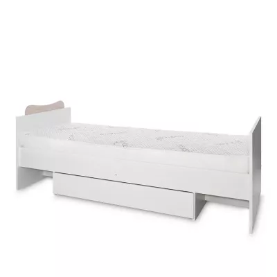 Patut modular multifunctional, 5 confirgurari diferite, 190 x 72 cm, Multi, White & Light Oak