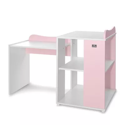 Patut modular multifunctional, 5 confirgurari diferite, 190 x 72 cm, Multi, White Orchid Pink