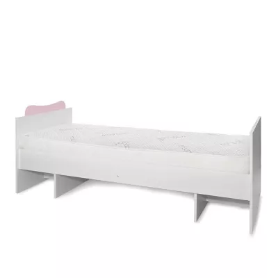 Patut modular multifunctional, 5 confirgurari diferite, 190 x 72 cm, Multi, White Orchid Pink