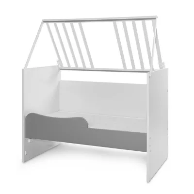 Patut modular multifunctional, 5 confirgurari diferite, 190 x 72 cm, Multi, White Stone Grey