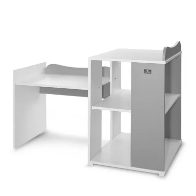Patut modular multifunctional, 5 confirgurari diferite, 190 x 72 cm, Multi, White Stone Grey