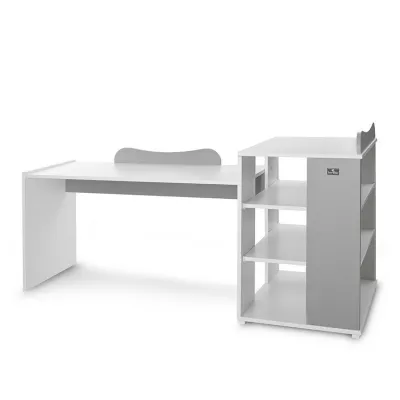 Patut modular multifunctional, 5 confirgurari diferite, 190 x 72 cm, Multi, White Stone Grey