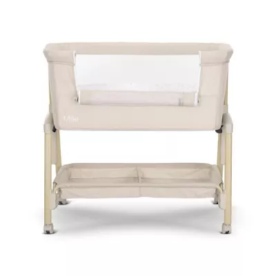 Patut pliabil, Millie, 0 Luni+, max. 9 kg, inaltime reglabila 7 pozitii, sistem antireflux, plasa de tantari, saltea inclusa, Beige