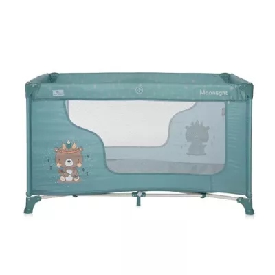 Lichidare de Stoc - Patut pliabil, Moonlight, 1 nivel, Arctic Indian, bebelorelli.ro
