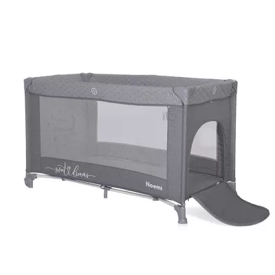 Patut pliabil Noemi, 1 nivel, Cool Grey Star